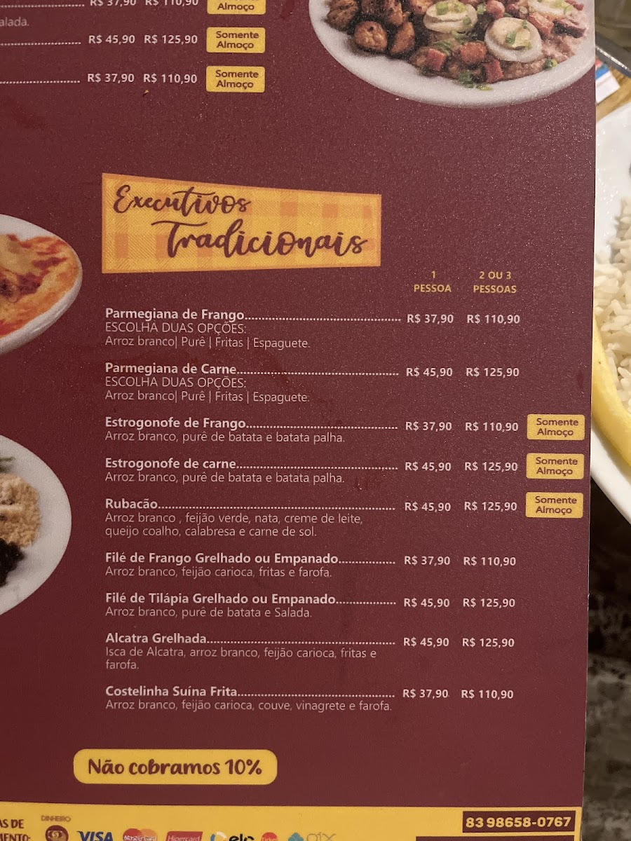 Menu Minerim Trem Bão - Restaurante Mineiro João Pessoa-7