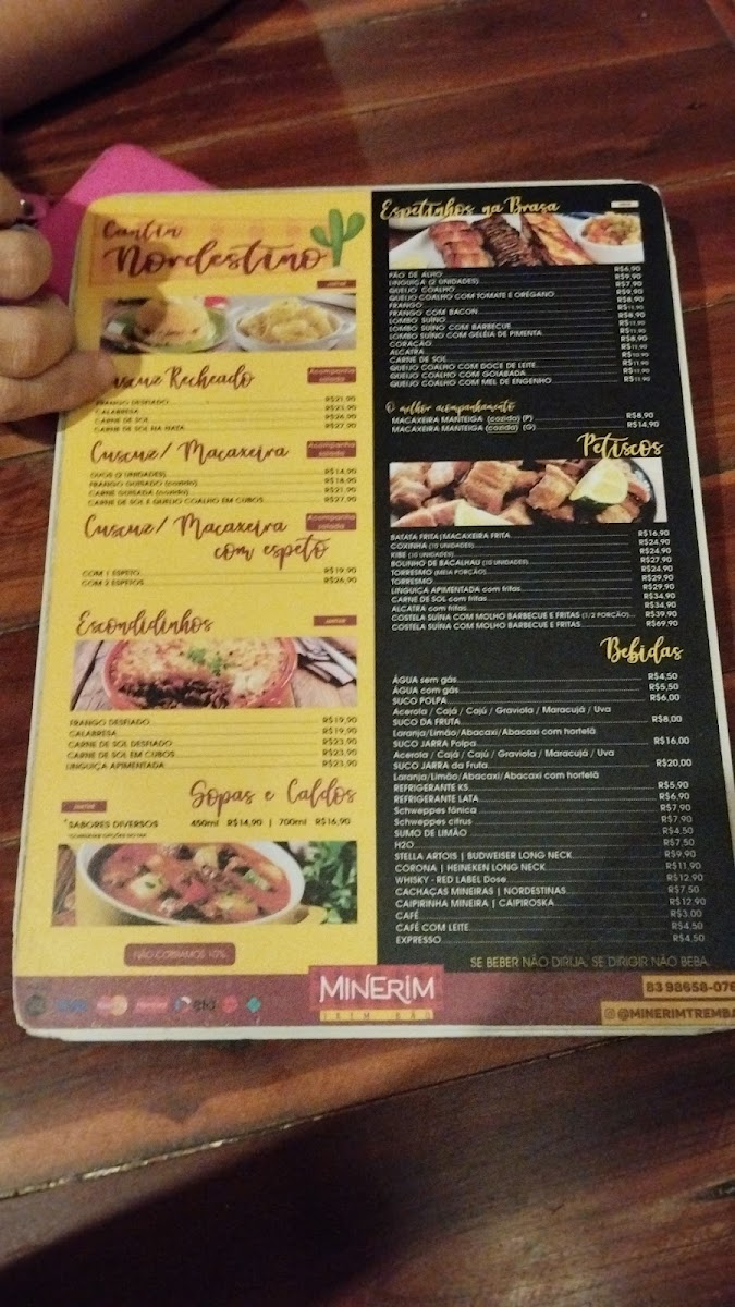 Menu Minerim Trem Bão - Restaurante Mineiro João Pessoa-8
