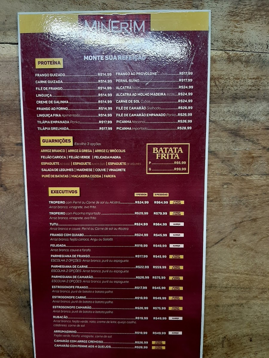 Menu Minerim Trem Bão - Restaurante Mineiro João Pessoa-9